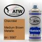 Preview: Chevrolet, Medium Brown Metallic, 64 / 8567: 400ml Sprühdose, von ATW Autoteile West.